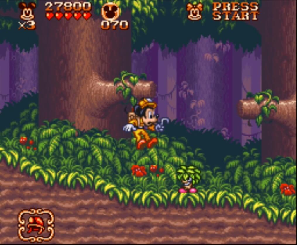 Great Circus Mystery Starring Mickey & Minnie, The - геймплей игры Super Nintendo\Famicom